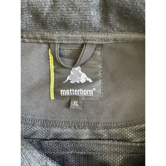 Matterhorn softshell jacket mens xl black windbreaker waterproof Retails $185 - Picture 2 of 10